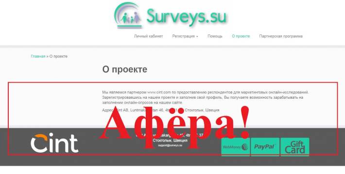 Опросник Surveys – реальные отзывы о surveys.su