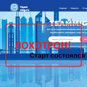 Teammig — отзывы и обзор платформы Teammig.ru