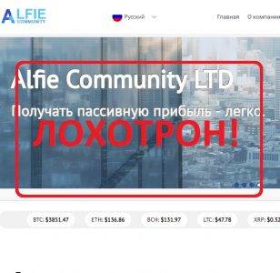Alfie Community LTD — обзор и отзывы об alfie.community